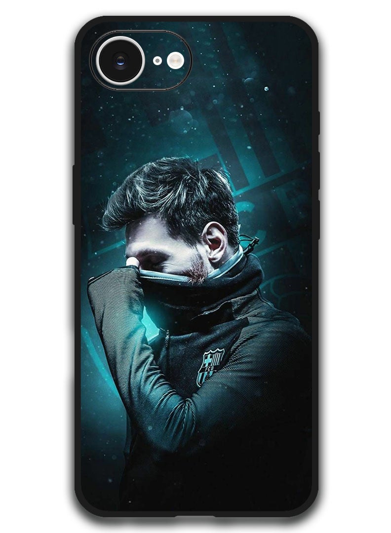 Theodor Case Compatible with Apple iPhone 17e / 16e 6.1 Inch Protection Shockproof Bumper Cover - Messi (5) - Image 1