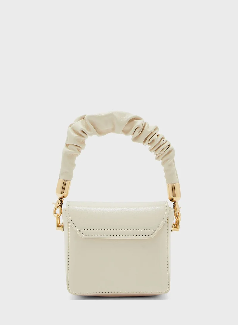 Ginger Mini Handbag With Ruched Handle
