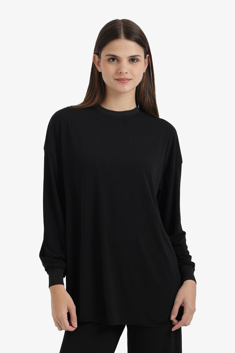 Carina Relaxed Slip-On Blouse - Image 1