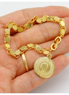 GOLDMAX 21k Gold Plated Bracelet For Women Size 19cm  - Image 2