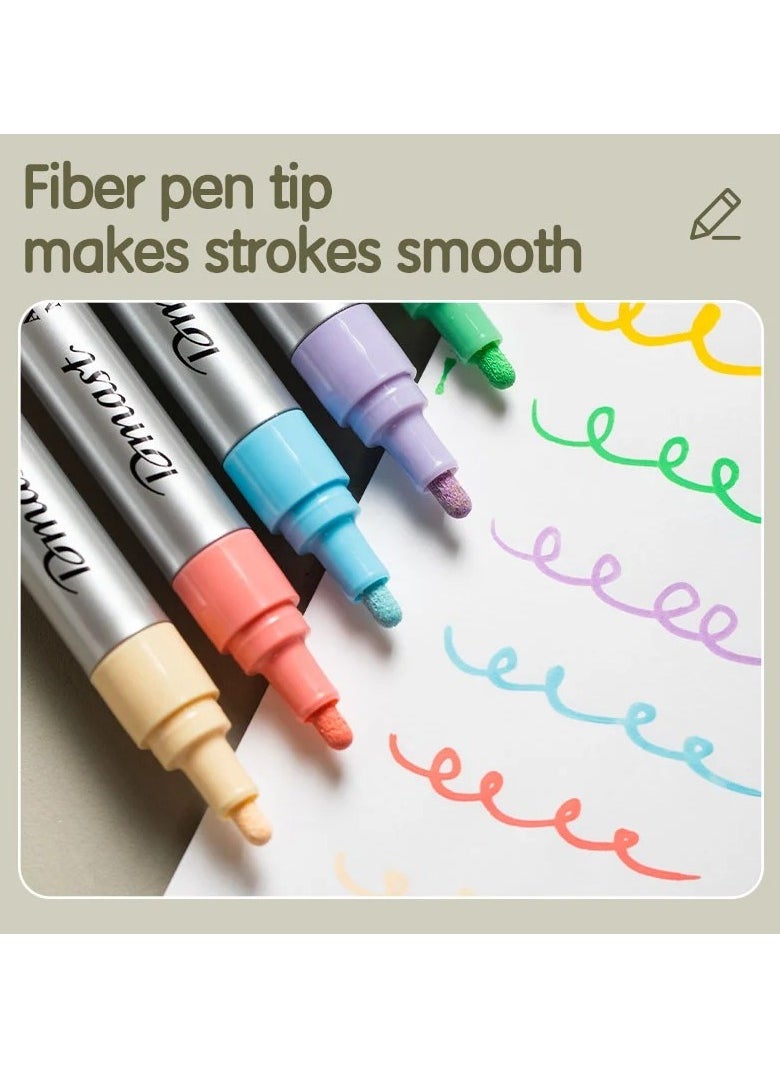 Dmast DMAST ACRYLIC MARKER 6 COLOURS PASTEL - C351  - Image 2