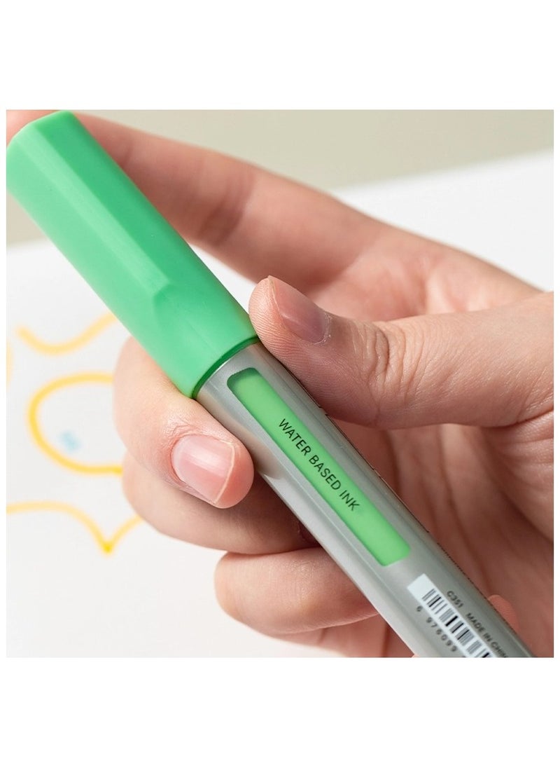 Dmast DMAST ACRYLIC MARKER 6 COLOURS PASTEL - C351  - Image 4