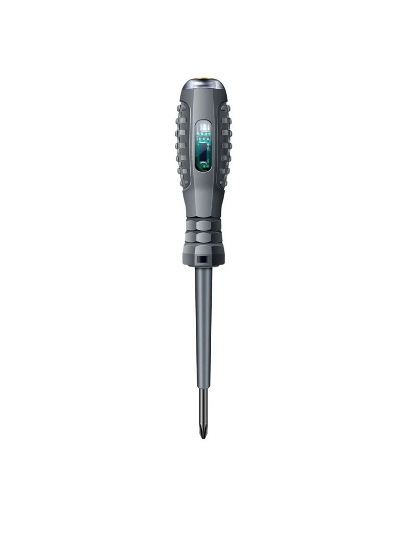 Screw Driver, Insulated Voltage Tester Screwdriver With LED Light, Electrician Highlight Pocket Tester Pen, Lightweight Multi Function Power Measuring Pen, (1pc, Cross Head) 
