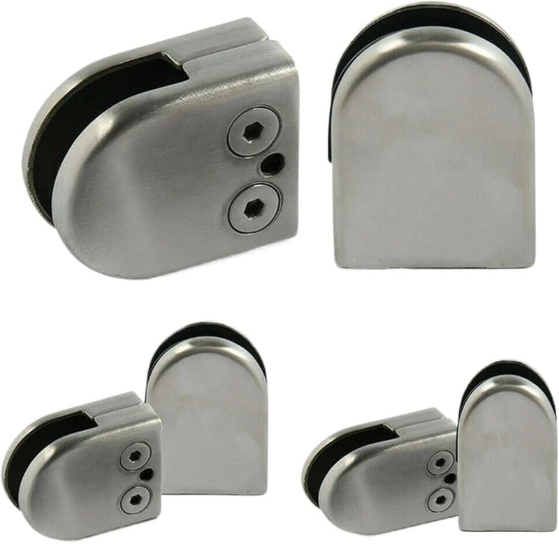 Large Glass Shelf Brackets 10PCS Adjustable Support Clamps for 6 12mm Glass Wood Acrylic Shelves - Image 1