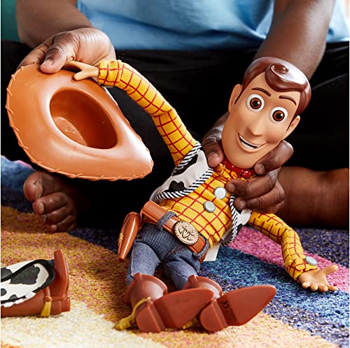 Disney store تمثال شريف وودي المتحدث الرسمي من متجر ديزني من قصة لعبة، يتميز بأصوات وعبارات من الأفلام ويتفاعل مع شخصيات وألعاب أخرى - Image 5