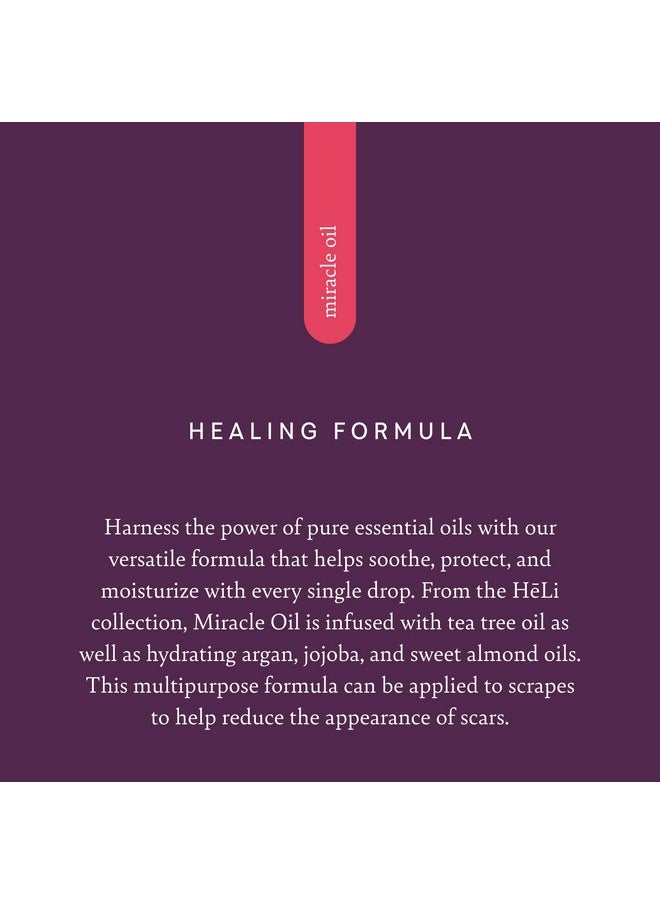 pure romance - Heli Miracle Oil Natural Body Oil With A Versatile Healing Formula Our Best Skin Care Product For The Repairing Damaged Skin The Natural Way 1 Fl Oz - Image 1