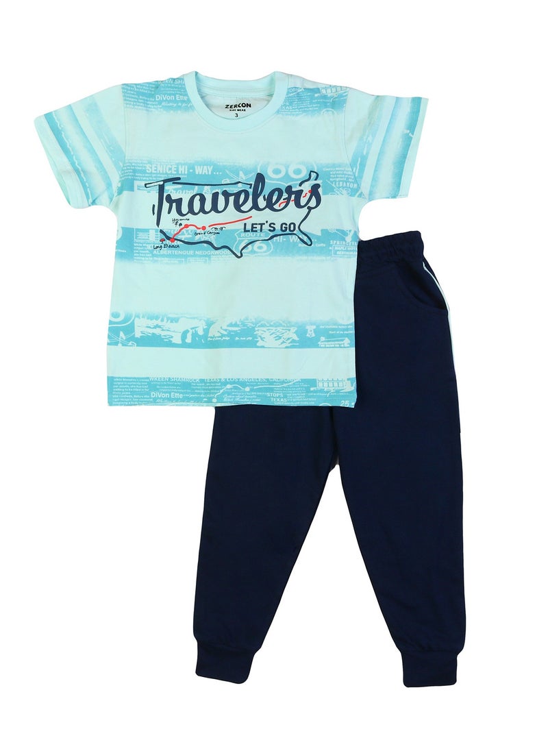 Zercon Summer Pajama Set for Boys  - Image 1