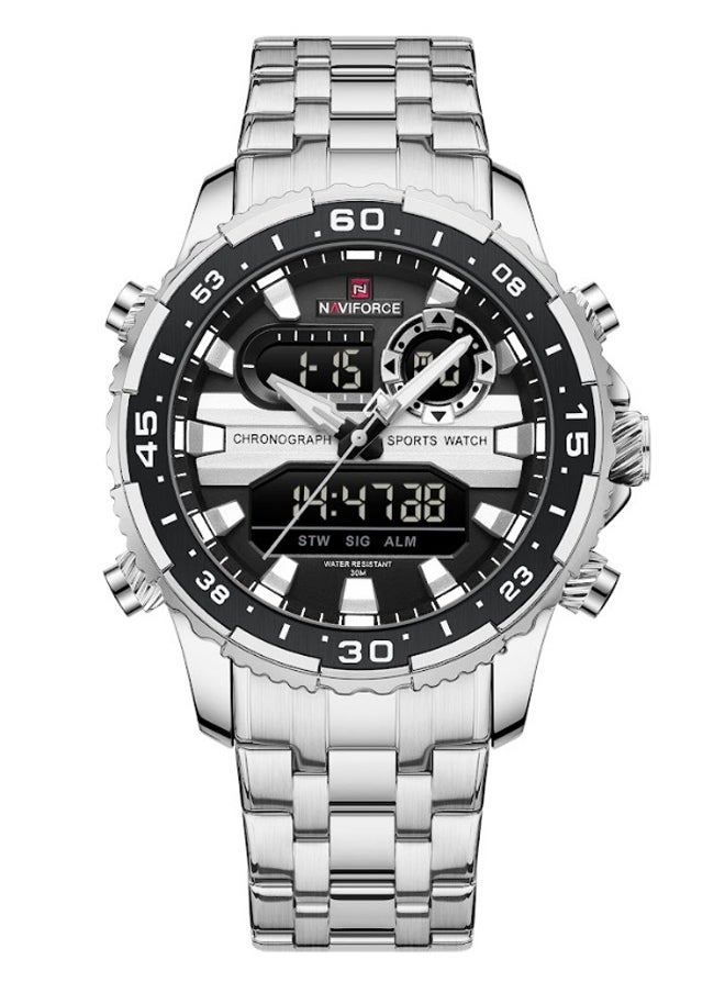 NAVIFORCE - Men's Luxury Fashion Quartz Watches LCD Display Digital 3ATM Waterproof Watch NF9234 - Image 1