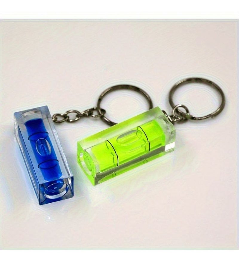 Compact Green Acrylic Ring Level Portable Bubble Design Home Decoration - Image 1
