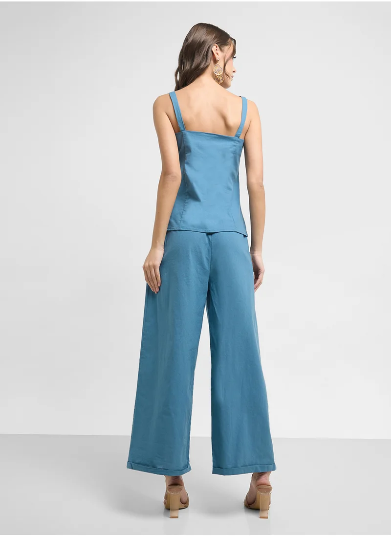 ELLA Square Neck Vest & Pant Set