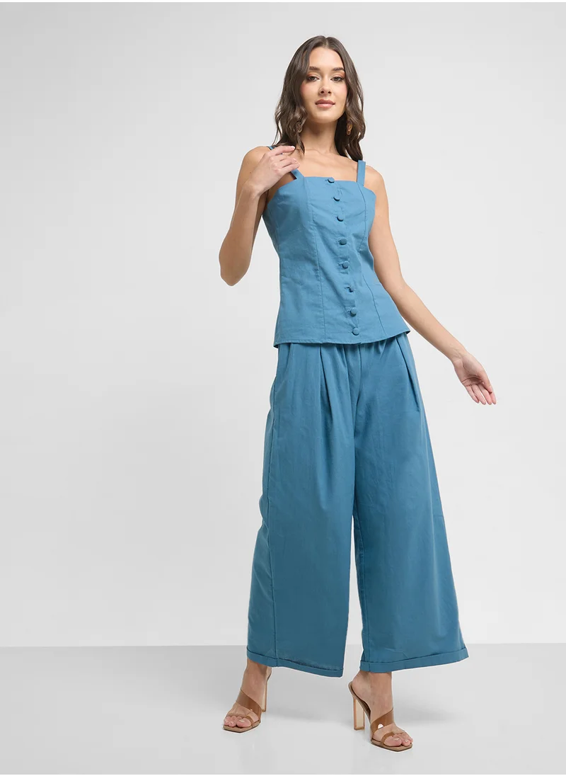 ELLA Square Neck Vest & Pant Set