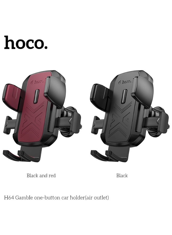 Hoco H64 Gamble One-Button Air Vent Car Holder - Image 3