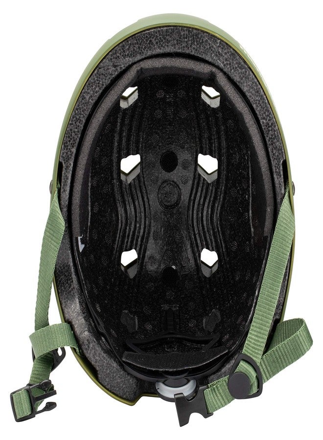 Mongoose BMX Bike Helmet, Multi Sport Kids Helmet, Matte Army Green, Youth - Image 3