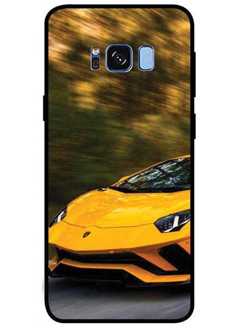 Protective Case Cover For Samsung Galaxy S8 Plus Smart Series Printed Protective Case Cover for Samsung Galaxy S8 Plus Yellow Lamborghini