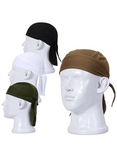 GMORO Outdoor Cycling Cycling Running Mask Scarf Pirate Bandana Long Tail Pirate Hat Summer Doo Rag Bandana Hat 20x10x20 cm  - Image 2
