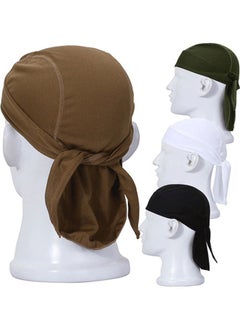GMORO Outdoor Cycling Cycling Running Mask Scarf Pirate Bandana Long Tail Pirate Hat Summer Doo Rag Bandana Hat 20x10x20 cm  - Image 3