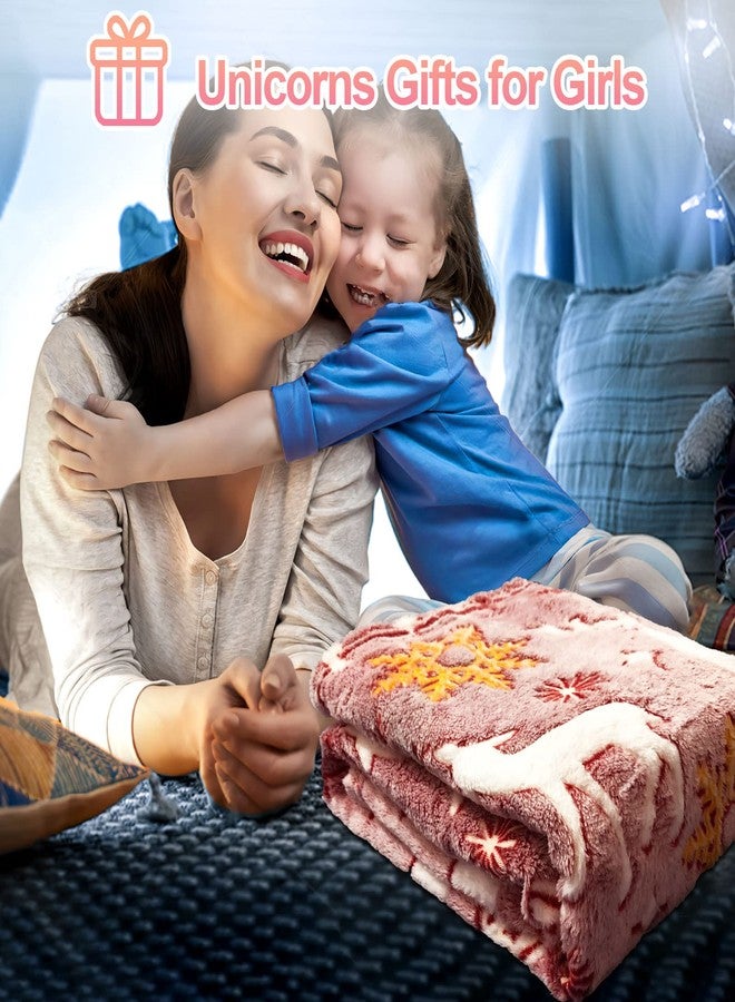 TEHALK Christmas Blankets & Throws - Soft Red Throw for Kids/Girls/Boys/Women, 40"x60" Birthday Gift - Image 4