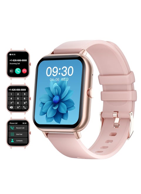 1.83-inch Smartwatch with Answer/Make Calls, Fitness Tracker Heart Rate Monitor, Sleep Monitor, Step Counter with 21 Sports Modes, IP68 Waterproof Smart Watch for Android/iPhones