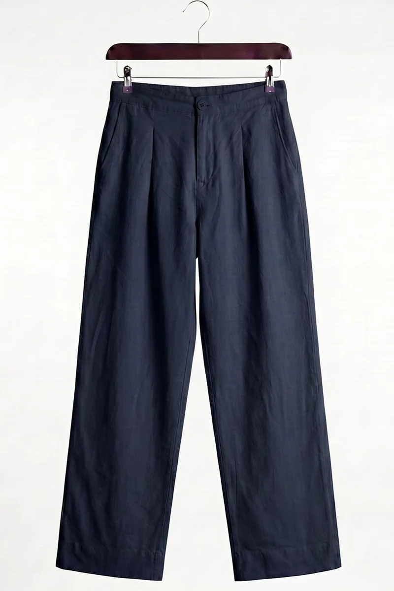 GIESTO Men's Cotton Straight-Leg Suit Pants