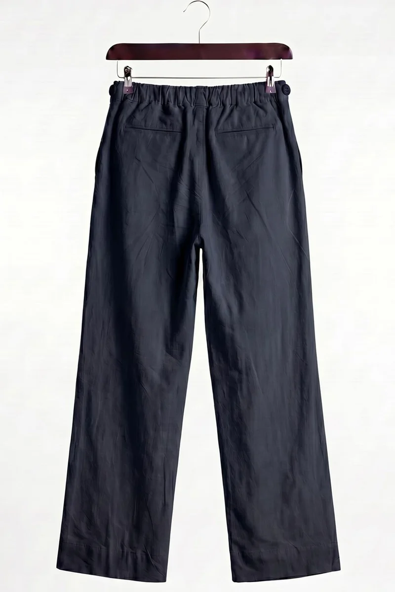 Giesto Navy Blue GIESTO Men's Cotton Straight-Leg Suit Pants for Men | Best Price UAE