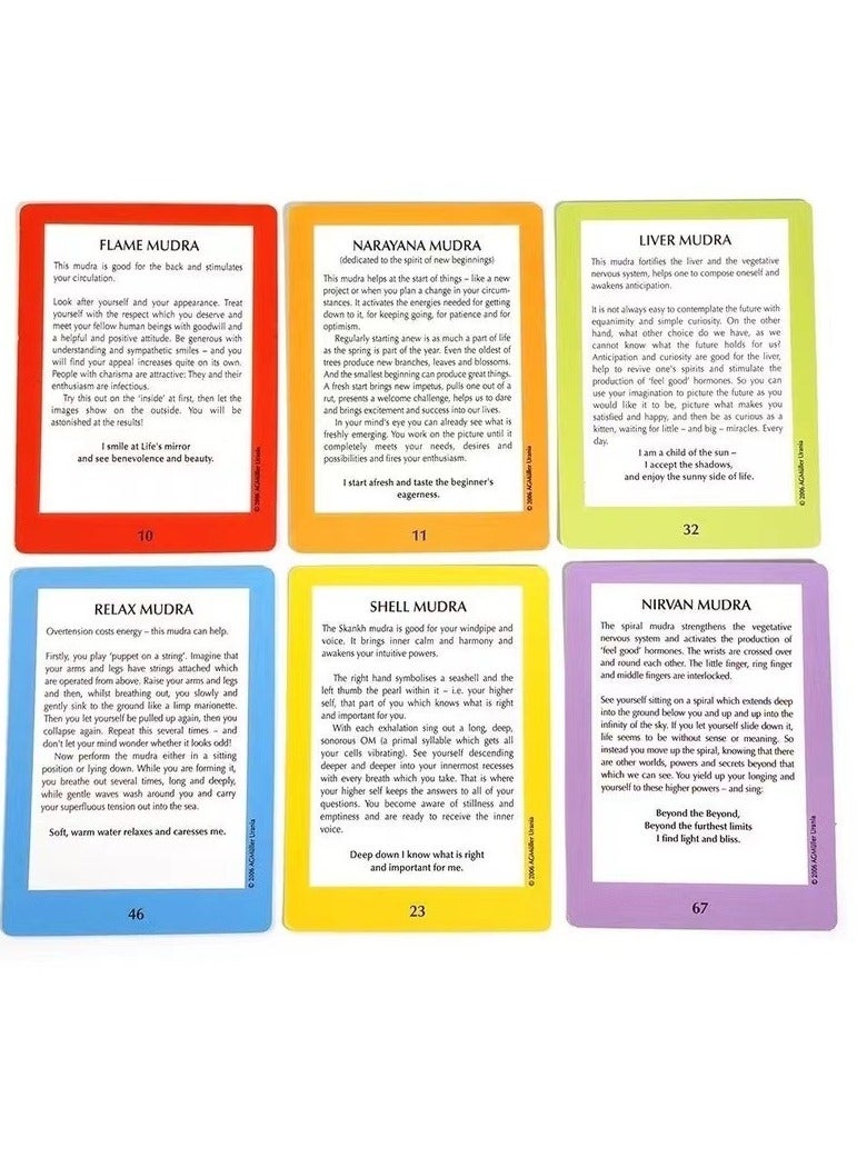 RedMapleTEK Single Surface Game, Slime Run for Body, Mind and Spirit, Simple Yoga Lessons, 68 Exercise Cards and Notebook, Perfect Party Card Game - Image 5