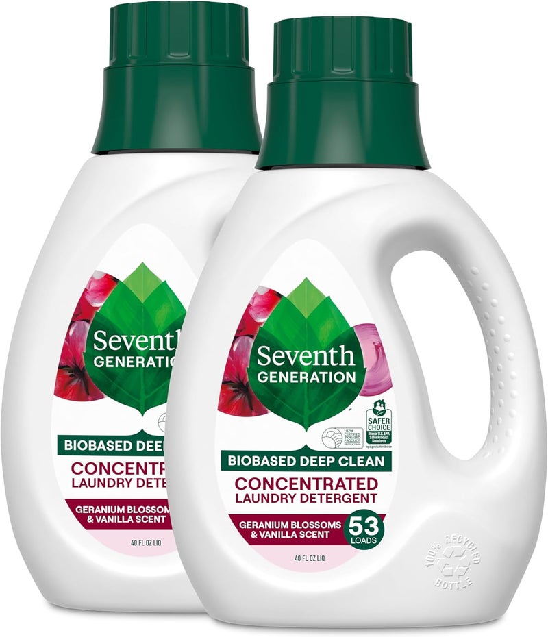 Seventh Generation Concentrated Laundry Detergent - Geranium Blossom & Vanilla - Image 1