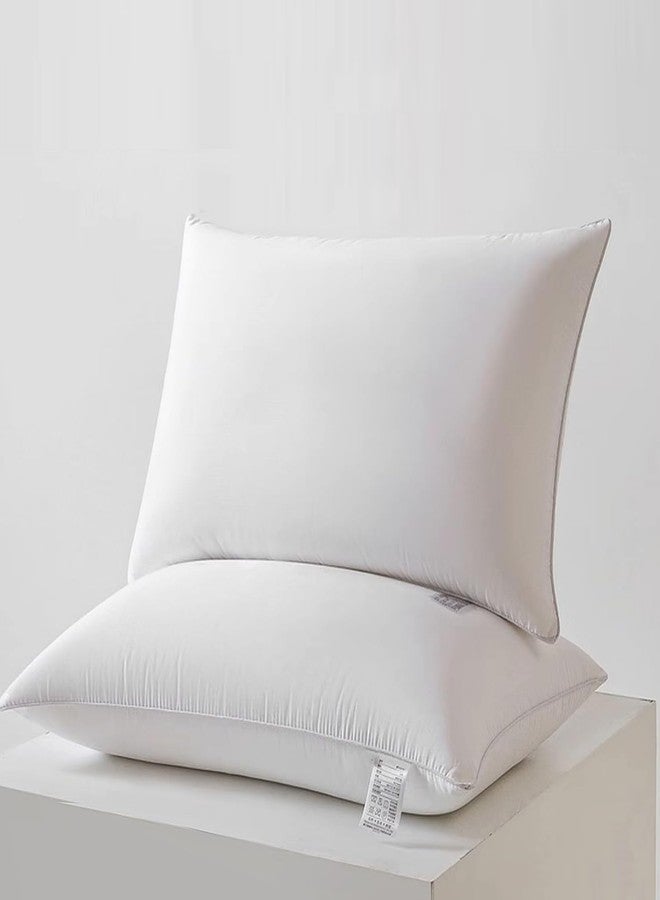 Shatex Soft Bed Pillows Available for All Season, Pillows for Sleeping Standard Size Relieve Cervical Fatigue Ergonomic Pillow Ultra Cozy and Breathable, 1 Pack, White - Image 1