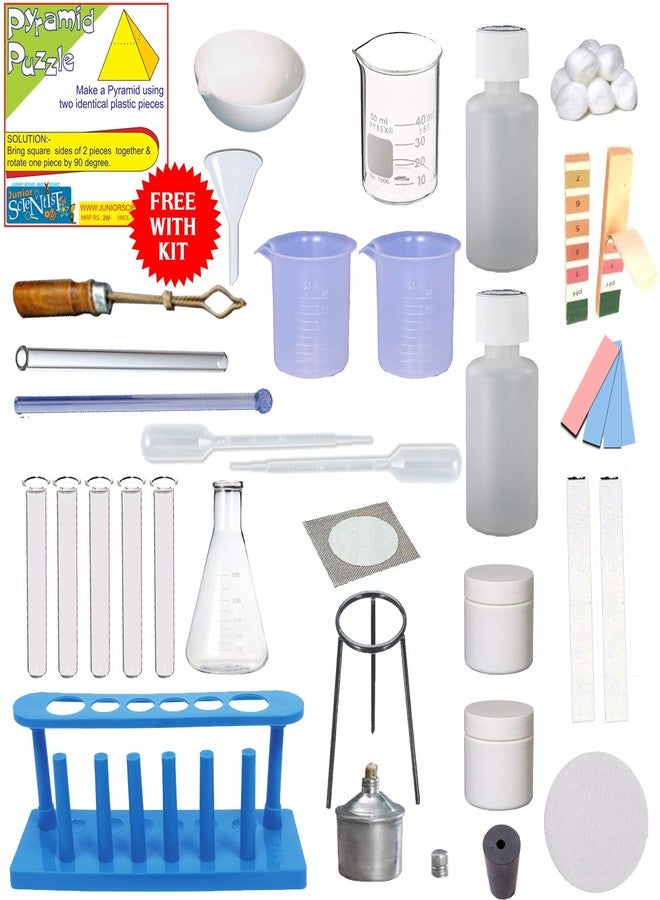 the curious brain chemistry lab utility - ii for kids - school projects- Multi color - Image 1