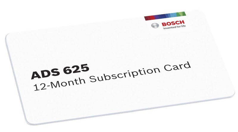 Bosch 3970SUB ADS 625 12Month Software Subscription New Coverage Updates Access Repair Source and CodeAssist and More - Image 2