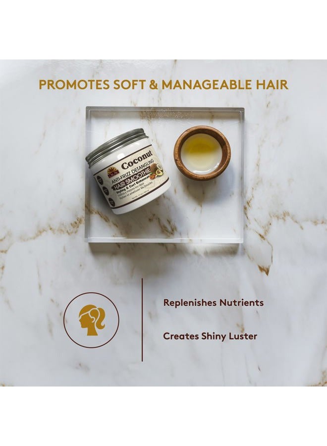 OKAY سموذي الشعر المضاد للتجاعيد بجوز الهند 17 أونصة - Image 3