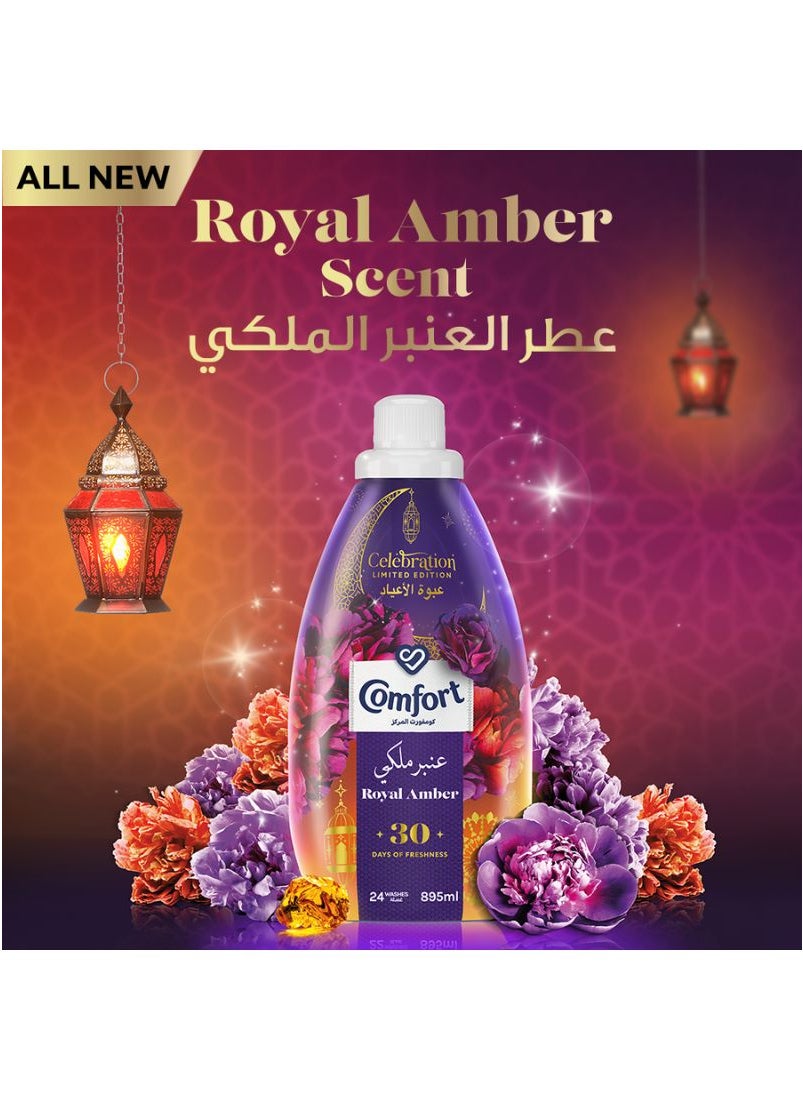 Comfort Concentrated Fabric Softener Royal Amber Ramadan Limited Edition 895ml  - Image 3