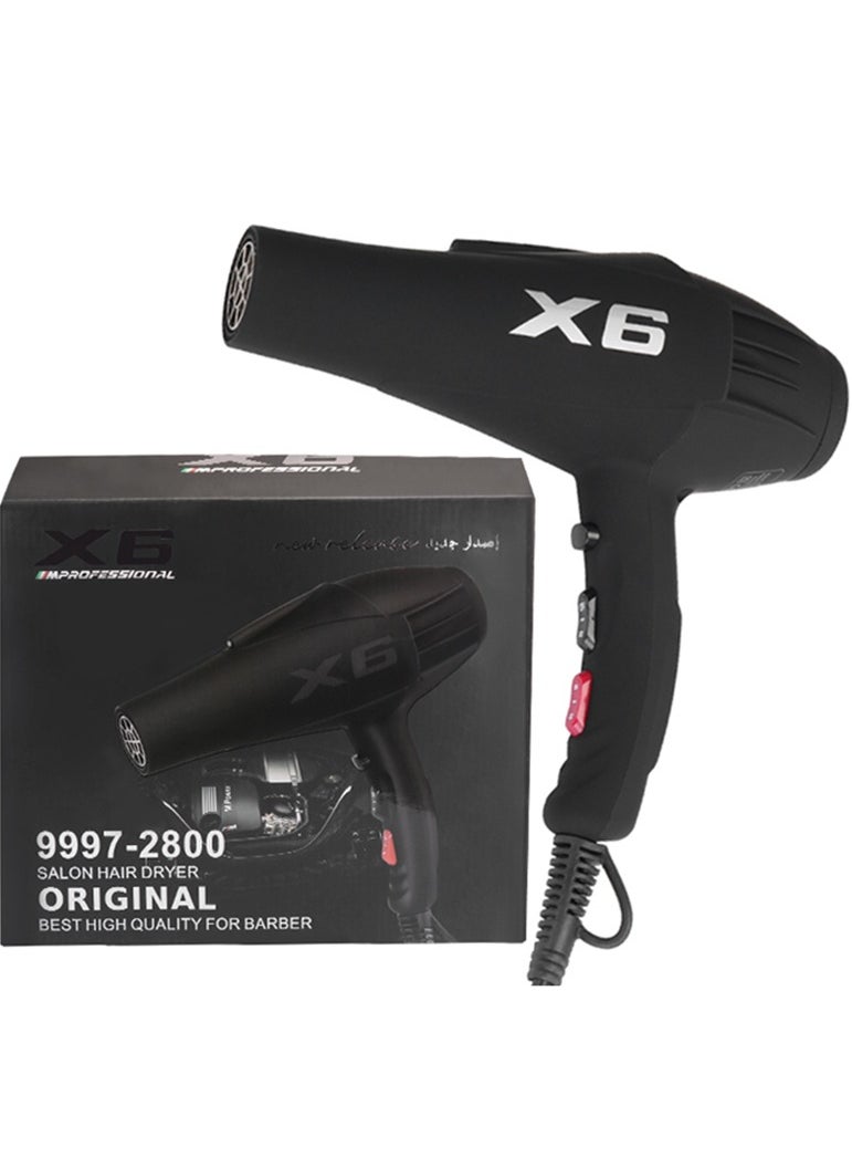 ENZO Professional - Enzo X6 TurboDry 9997-2800 – Power-Packed Professional Hair Dryer for Barbers | High-Speed AC Motor + Cool Shot for Salon-Perfect Styling - Image 1