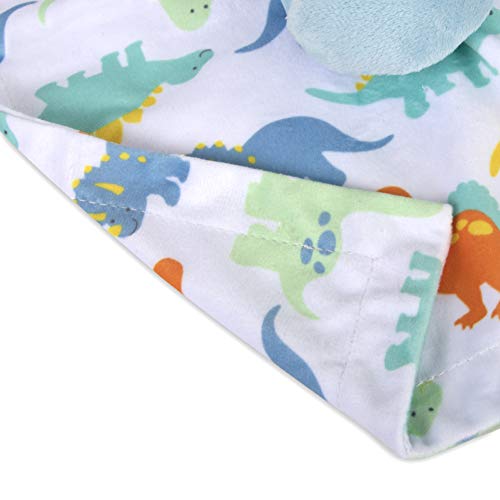 Baby Essentials Minky Animal Snuggler Lovey Blanket for Kids, Babies, Boys, Girls, Gender Neutral Security Blanket with Stuffed Animal - Image 3