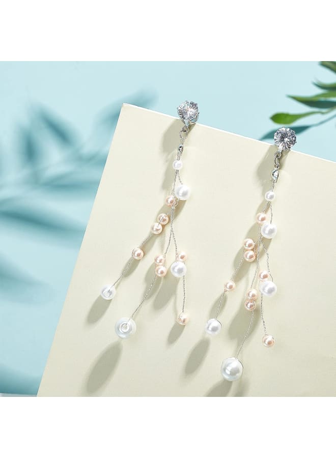 ايليت لآلئ زجاجية مستديرة، 4 - 4.5 مم، حجم الفتحة: 0.7 مم، وردي، 4 مم - Image 5