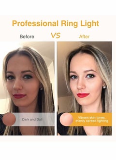 Y&D Clip-on Selfie Ring Light, LED Rechargeable Circle Light for Phone  - Image 3