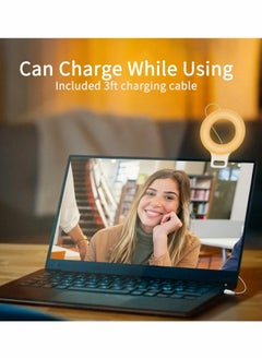 Y&D Clip-on Selfie Ring Light, LED Rechargeable Circle Light for Phone  - Image 4