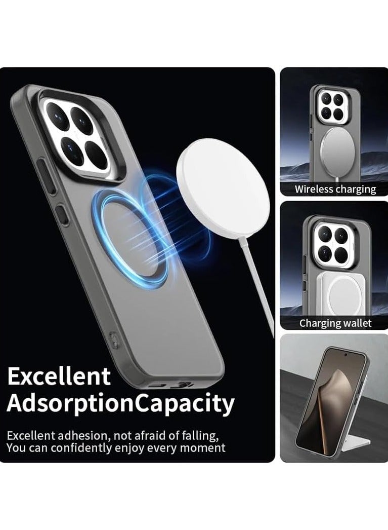 general Clear Case Compatible with Xiaomi Mi 15T Pro 5G Compatible with Mag-Safe Shockproof Protection Yellowing Resistant Magnetic Classic Hybrid Case - Image 2