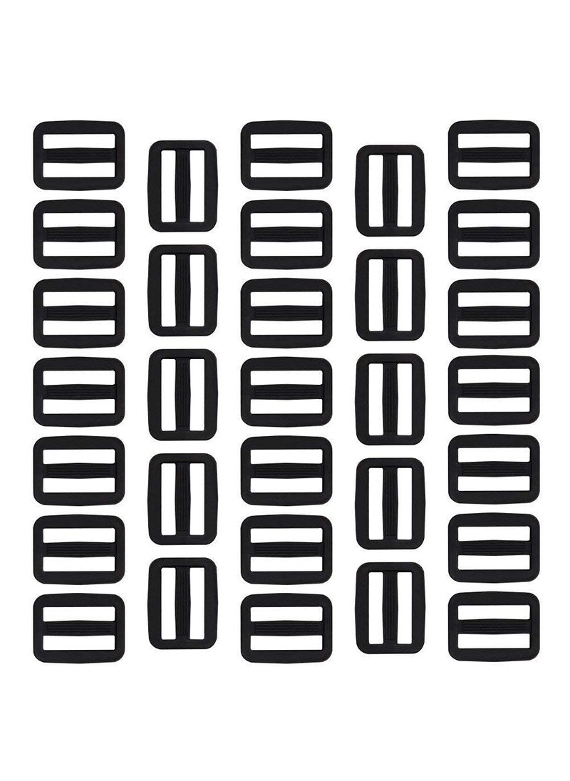DIY Crafts Diy Crafts 13716 1 Plastic Triglides Slides Button Adjustable Webbing Triglides Buckle for Belt Backpack and Bags Pack of 800 Multicolor  - Image 1