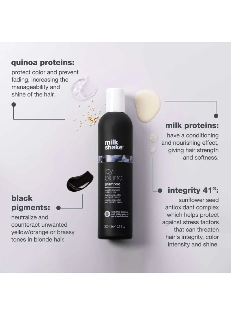 ميلك شيك شامبو آيسي بلوند للشعر الأشقر- 300 مل - Image 4