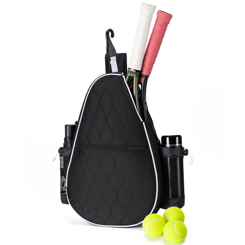 Docami Tennis Bag for Women Men, Tennis Racket Bags Backpack Lightweight Water Resistant Sling Crossbody Gym Backpacks for Tennis Racquet, Pickleball Paddles, Badminton, Pickleball Gear & Accessories - Image 1