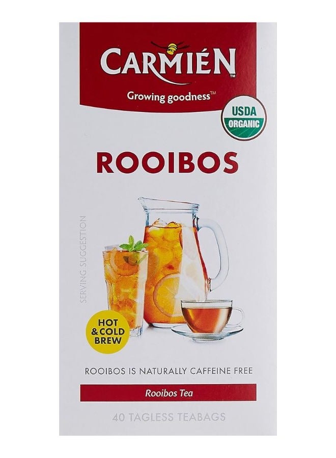 Carmién Organic Rooibos Tea 40 Tea Bags