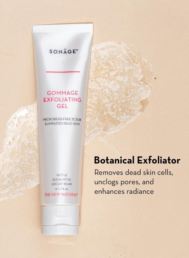 Sonage Gommage Exfoliating Gel | Gentle Face Scrub For All Skin Types | Non-Abrasive Dead Skin Cell Exfoliation (50 ml) - Image 3