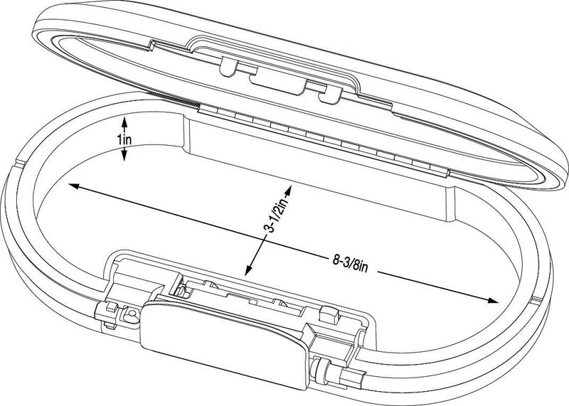 Master Lock 5900D Set Your Own Combination Portable Safe, 9-17/32 in. Wide, White - Image 5