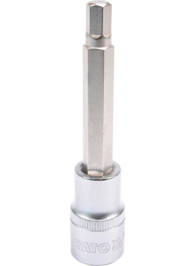 YATO Socket Bit 1/2" Hex 8mm L=100mm YT-04394
