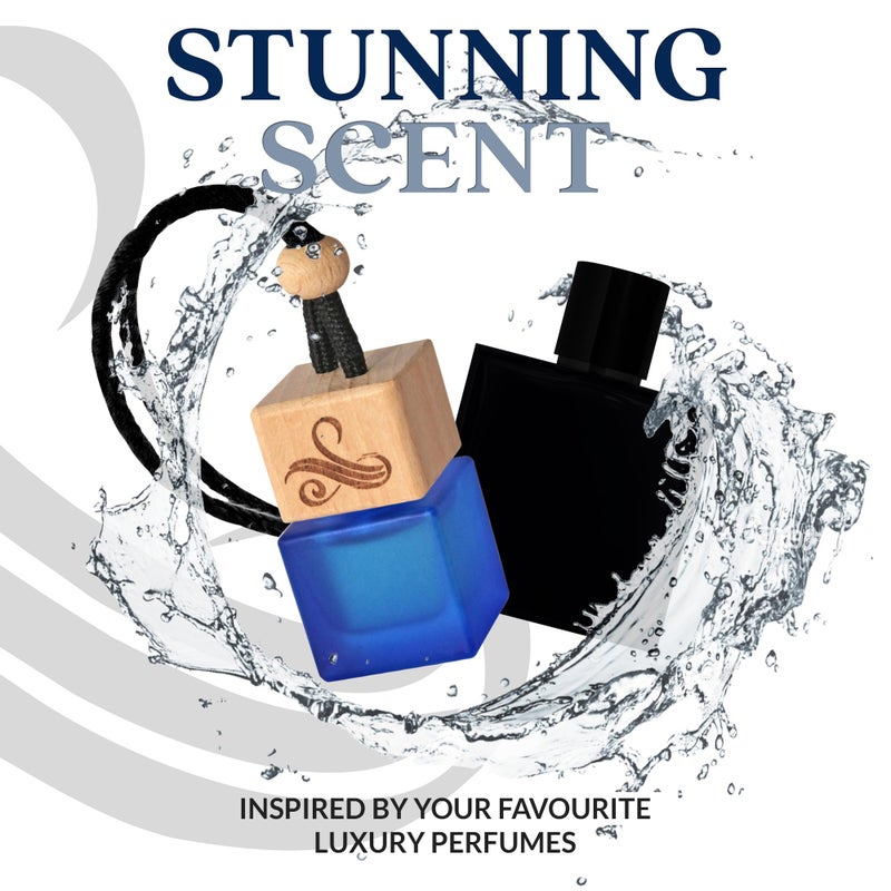 Perfa SolvÃ¨re Car Air Freshener for Men | Perfume Style Freshener with SolvÃ¨re Fragrance | Strong Freshener with Odour Eliminating Technology with Vent Clip | Car Air Freshener by Perfa - Image 3