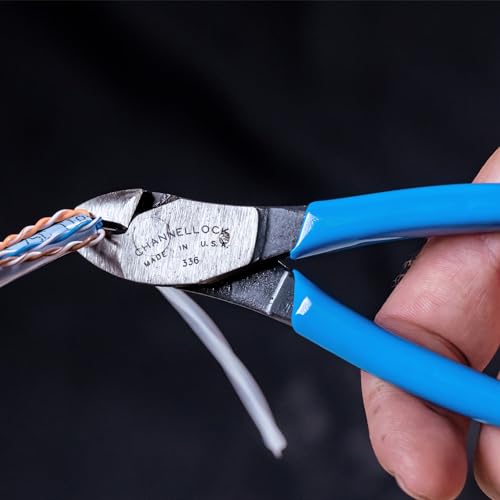 CHANNELLOCK 336 6-inch XLT Diagonal Cutting Pliers, Knife and Anvil Style Cutting Edge for Superior Cutting Edge Life, Forged High Carbon Steel, Made in the USA - Image 5