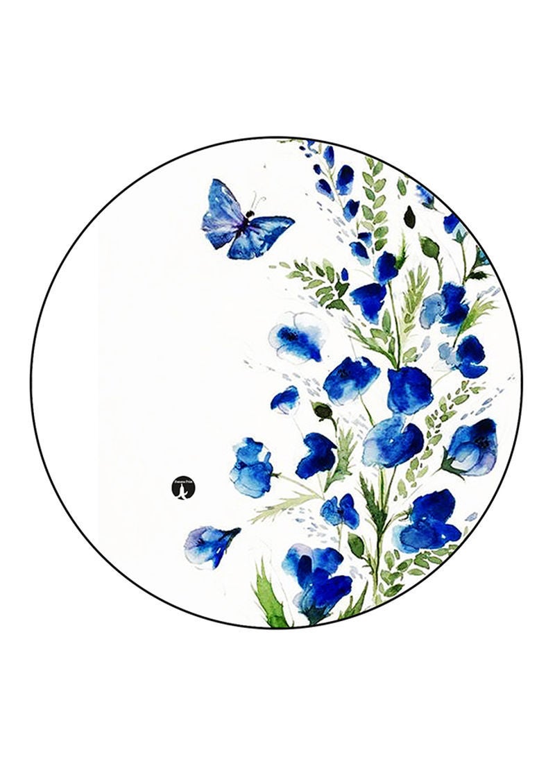 RKN Flowers Printed Mouse Pad  Multicolour