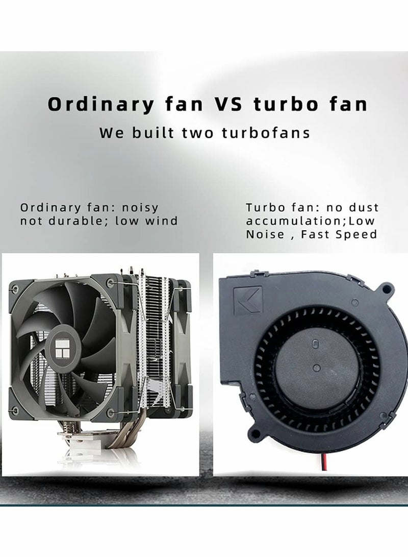 Cooling Fan for Xbox Series X with 4 Fan and 3 USB Port, External Cooler Turbo, Console Standing Mount Cooling System - Image 5