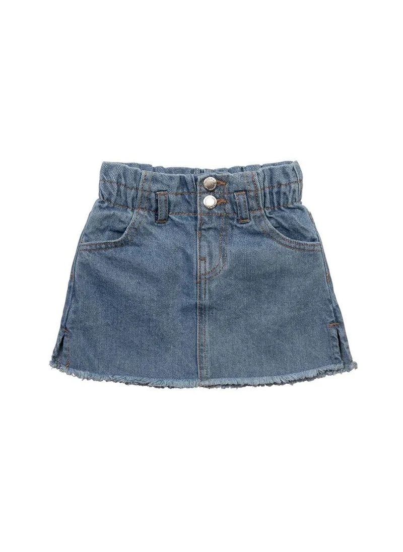 مينوتي Kids Girls Denim Skirt