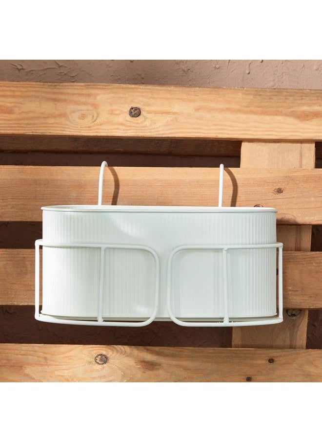 Home Box - Metal Rectangle Hanging Planter 30.5X15.5X19.5 Cm - Image 1